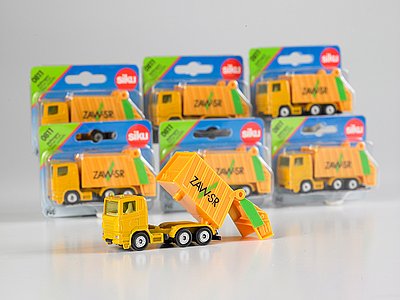 SIKU-Modell ZAW-SR Müllabfuhrfahrzeug