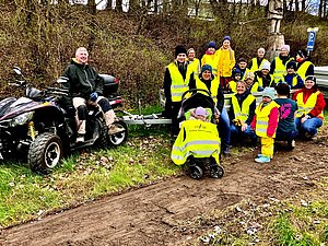 Müllsammler bei "Sauber macht lustig" 2023