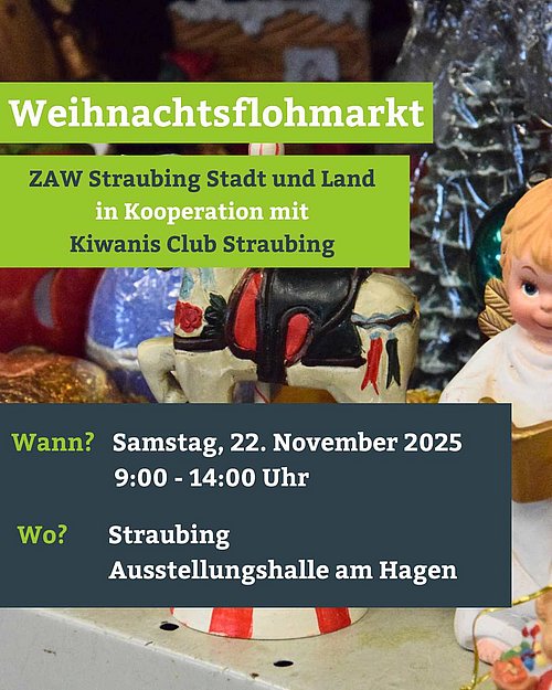 Ankündigungsplakat Weihnachtsflohmarkt