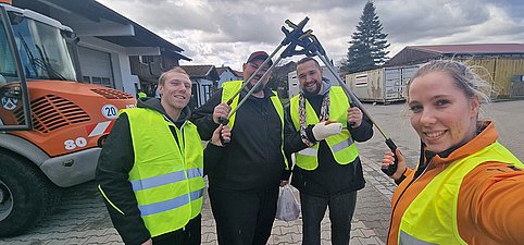 Müllsammler bei "Sauber macht lustig" 2023