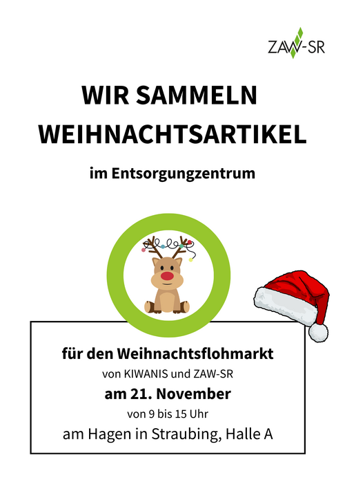 Annahme Weihnachtsartikel für Flohmarkt