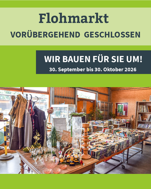 Flohmarkt vorübergehend geschlossen