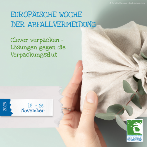 Plakat zur Europäischen Woche der Abfallvermeidung
