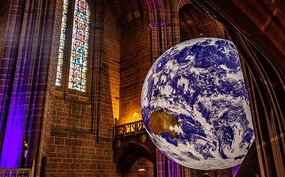 Gaia at Liverpool for Liverpool City Councils River Festival 2019. Photo (c) Phil Longfoot