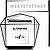 Schwarz-Weiß-Illustration Altpapiercontainer