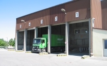 Entladehalle des ZMS in Straubing